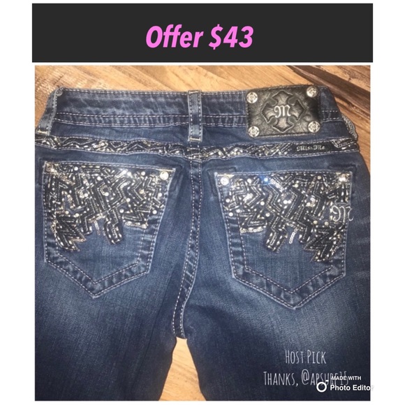 Miss Me Denim - SALE $Firm$ Miss Me Jeans - Size 26 - EUC